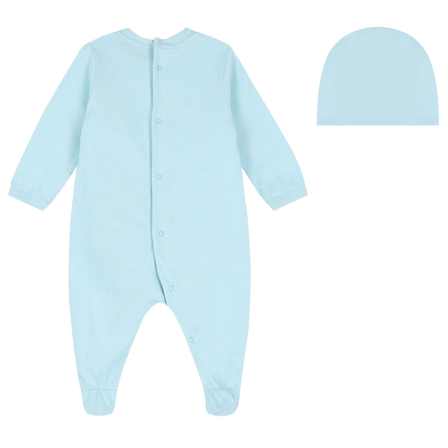Blue Teddy Bear Logo Babygrow Gift Set, 1, hi-res