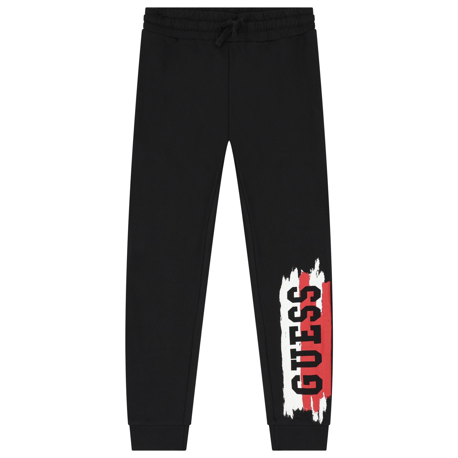 Boys Black Logo Joggers, 2, hi-res image number null