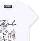 Mini Me Girls White Logo T-Shirt, 1, hi-res