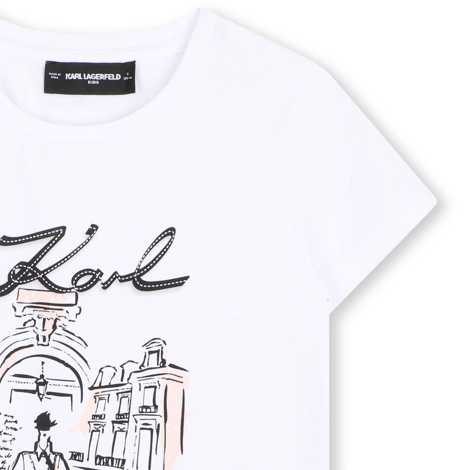 Mini Me Girls White Logo T-Shirt, 1, hi-res