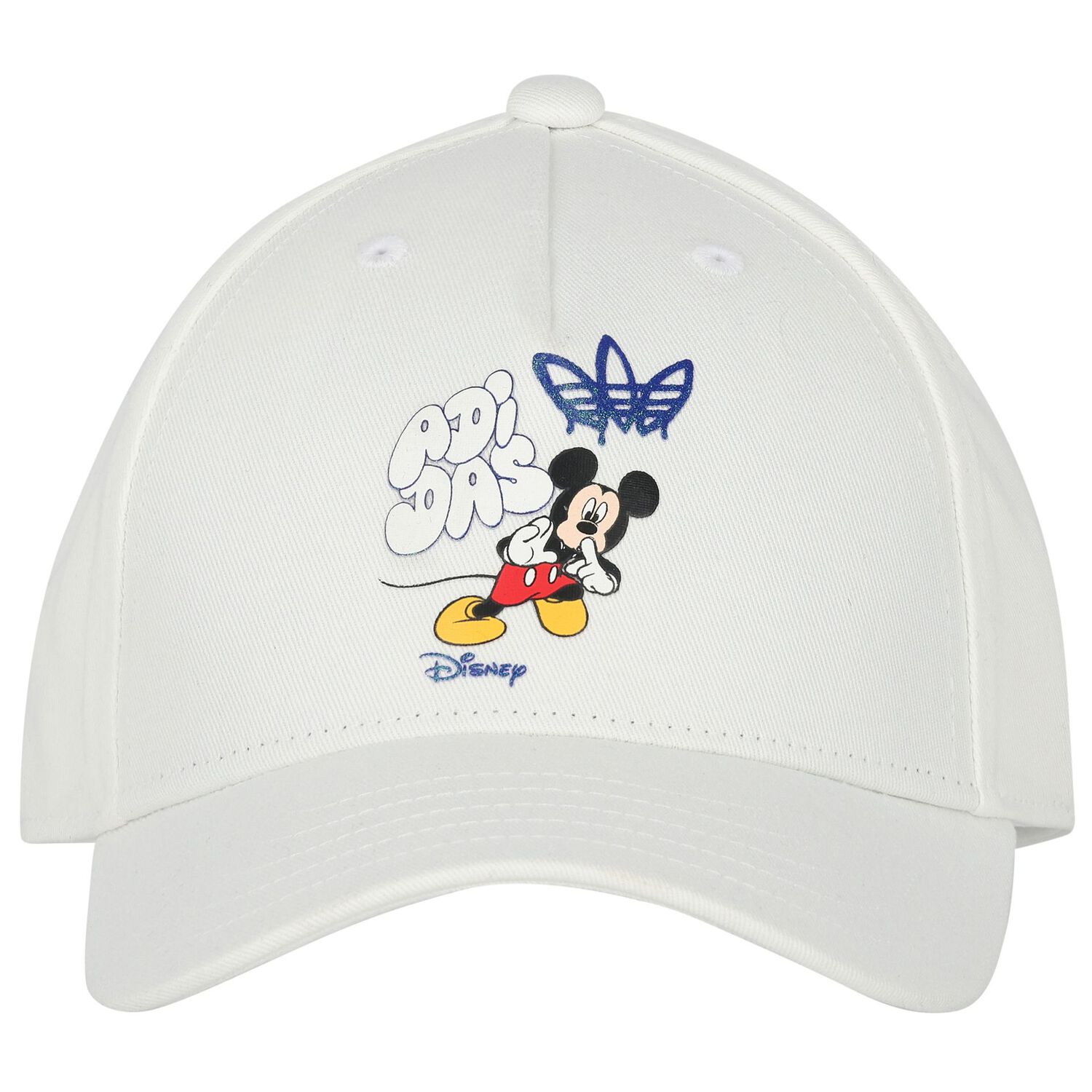 White Logo Mickey Mouse Cap, 1, hi-res