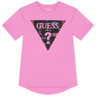 Girls Pink Logo T-Shirt, 1, hi-res