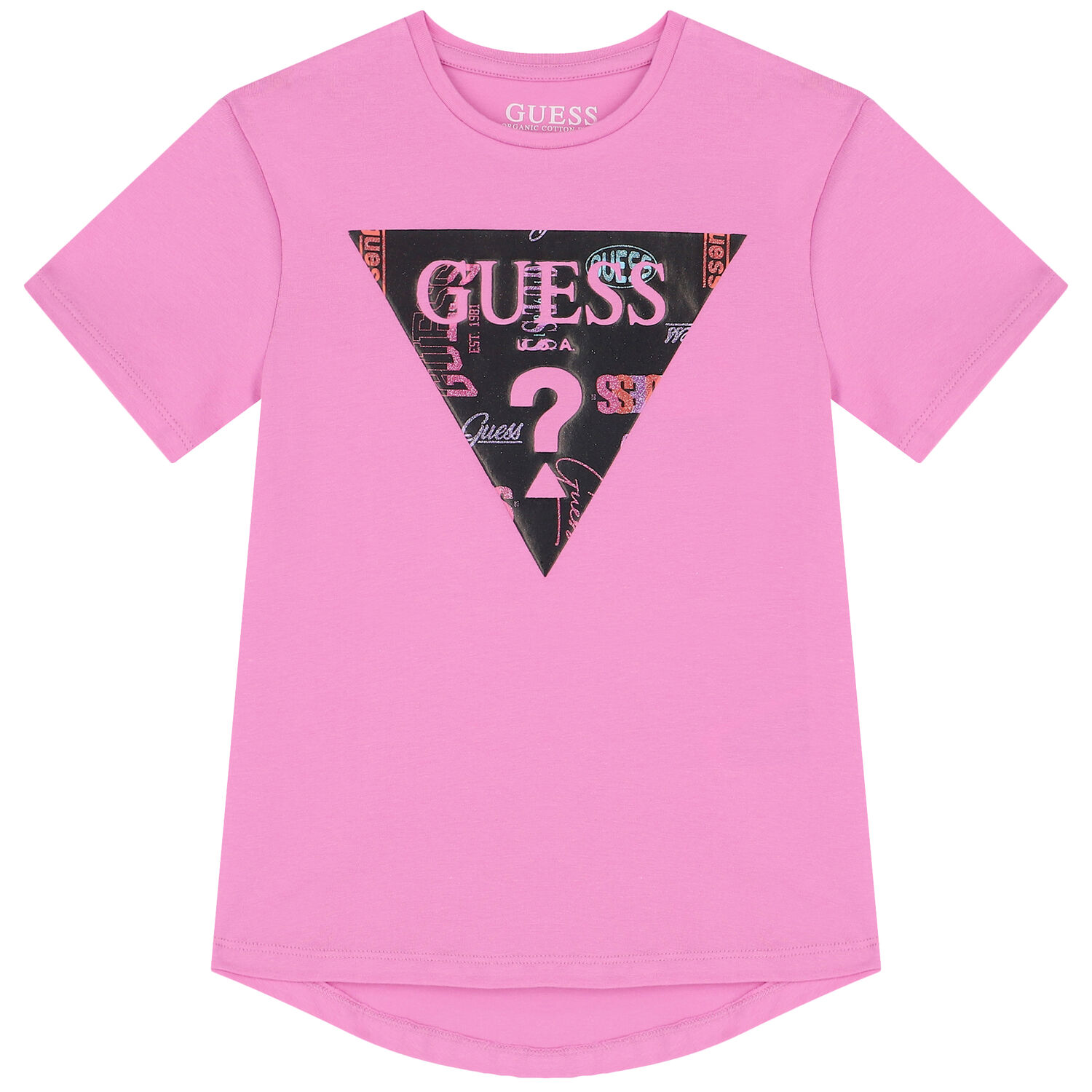 Girls Pink Logo T-Shirt, 1, hi-res