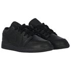 Black Air Jordan 1 Low Trainers, 1, hi-res