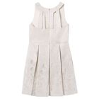 Girls Beige Dress, 2, hi-res