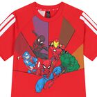 Boys Red Marvel T-Shirt, 1, hi-res