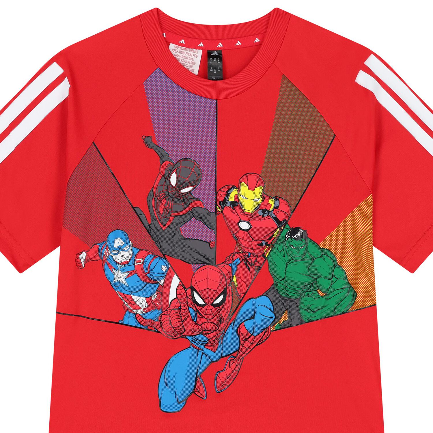 Boys Red Marvel T-Shirt, 1, hi-res