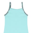 Girls Aqua Logo Dress, 1, hi-res