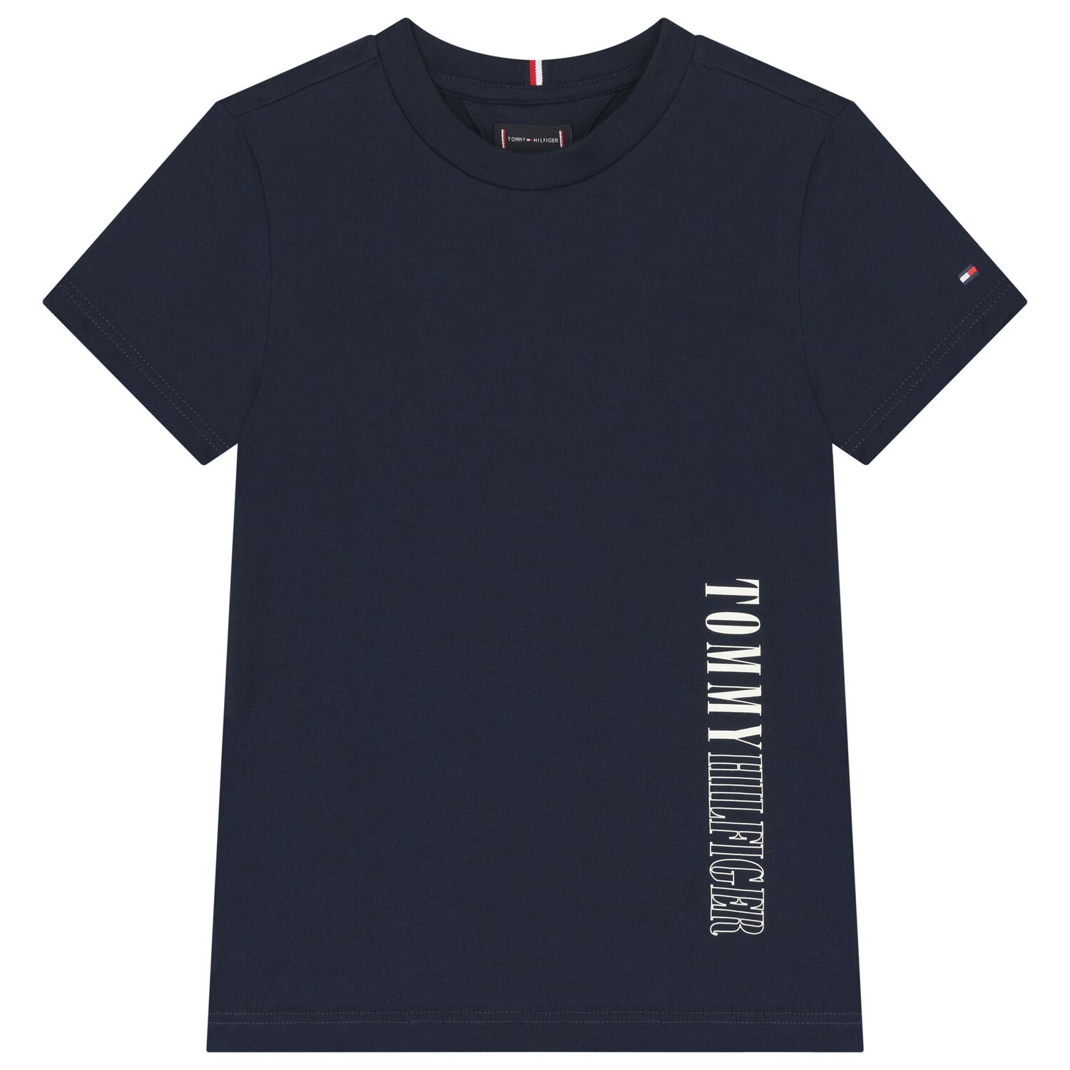 Boys Navy Blue Logo T-Shirt, 1, hi-res