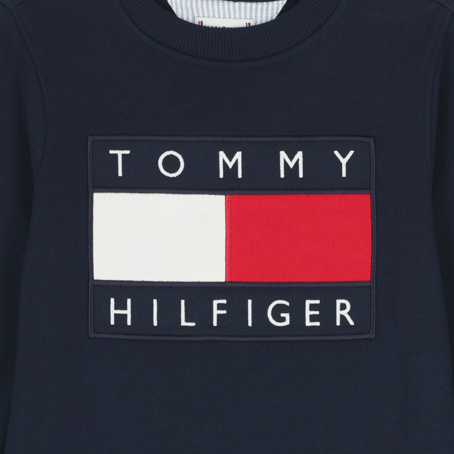 Boys Navy Blue Logo Sweatshirt, 1, hi-res