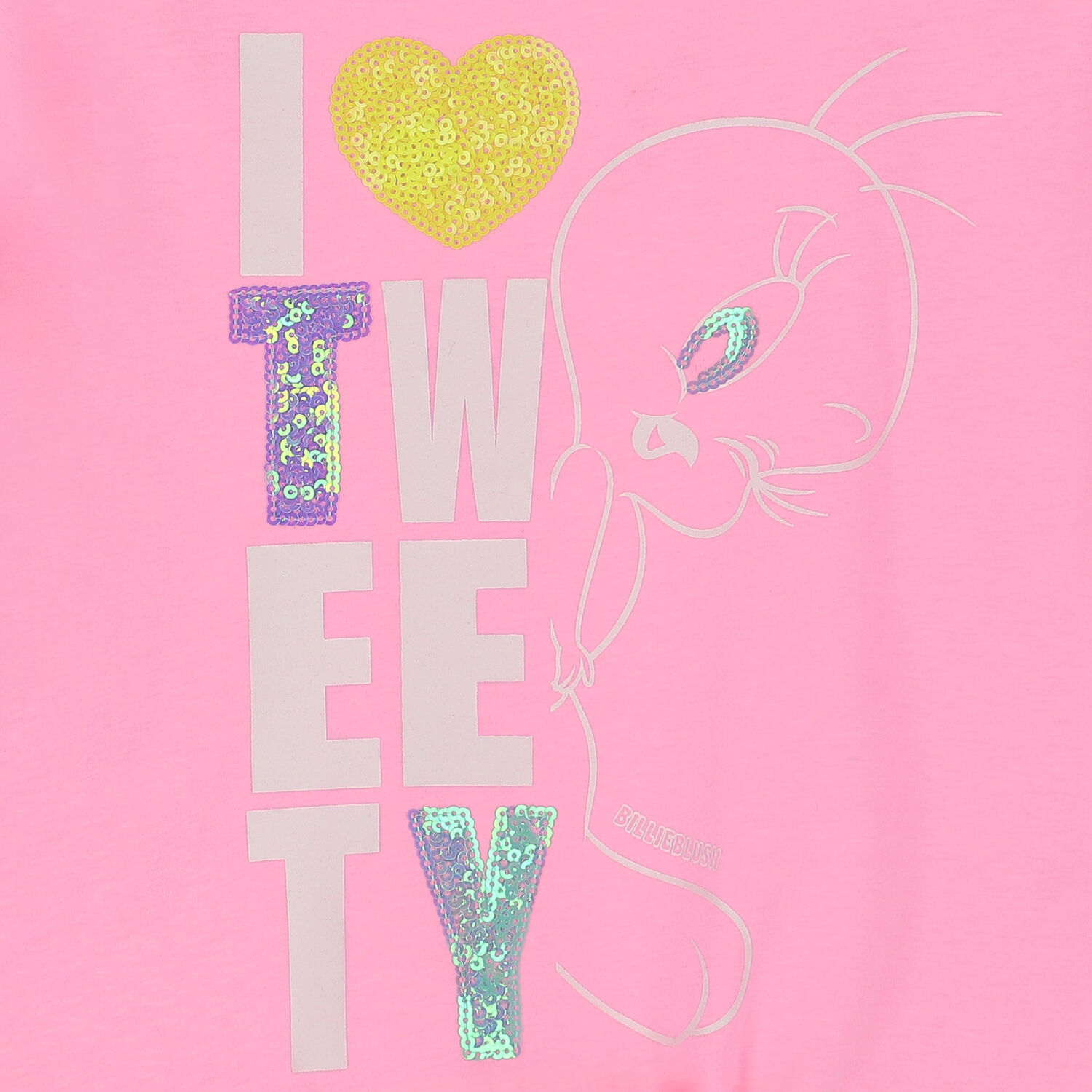 Girls Pink Tweety Bird T-Shirt, 1, hi-res image number null
