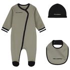 Baby Boys Grey & Black Babygrow Gift Set, 1, hi-res