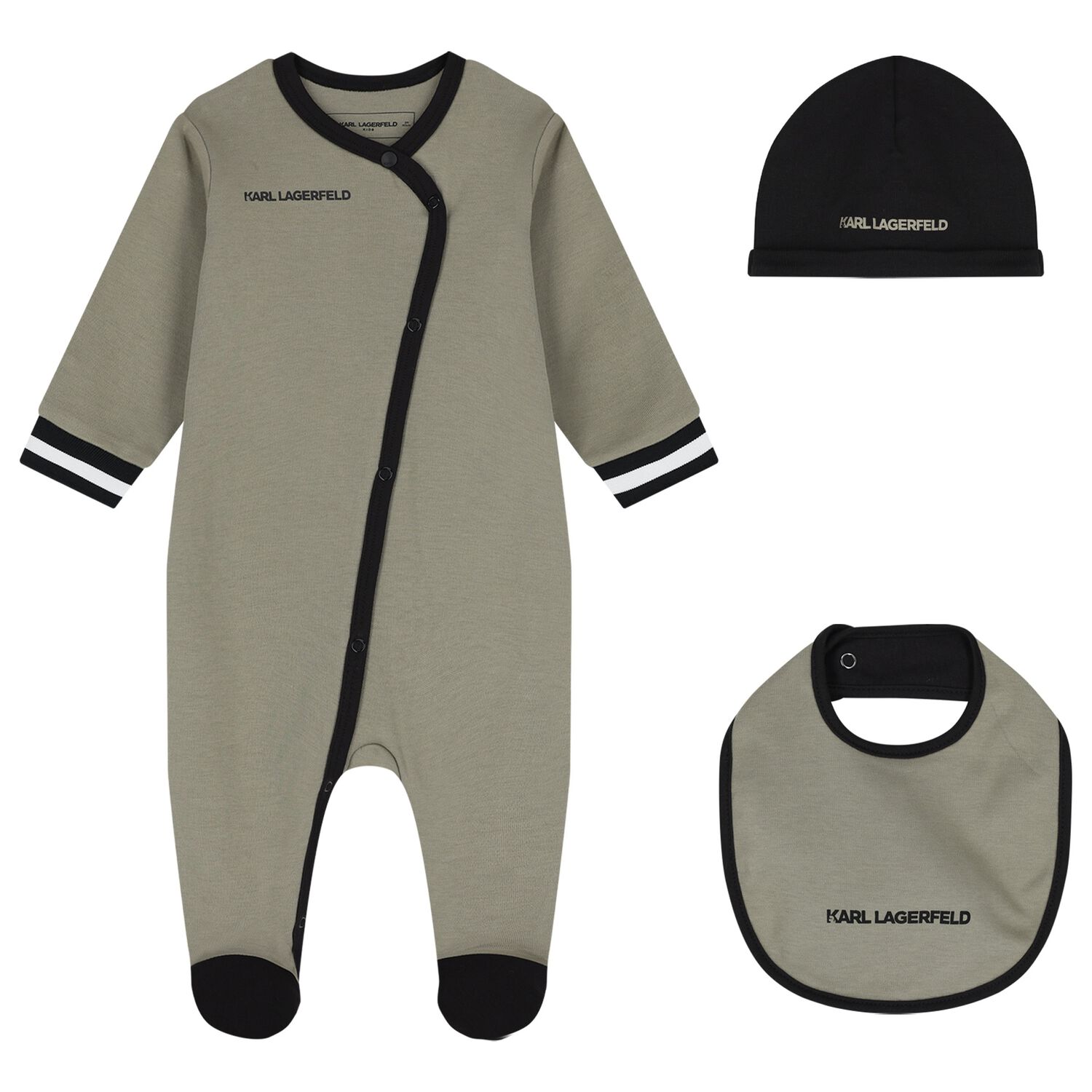 Baby Boys Grey & Black Babygrow Gift Set, 1, hi-res