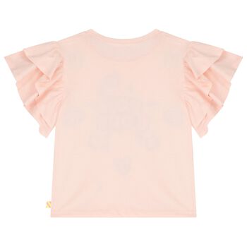 Girls Pink Sequin T-Shirt