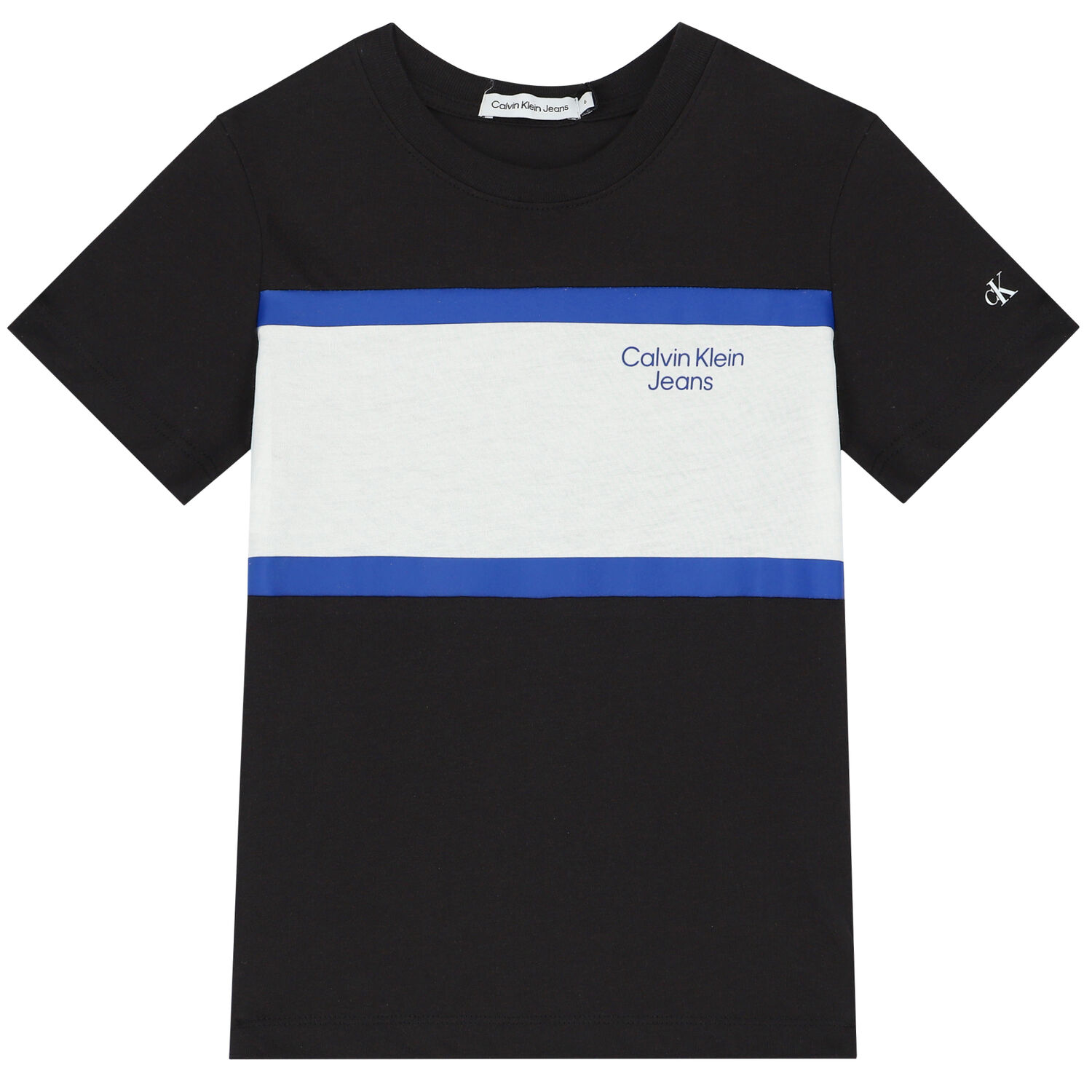 Boys Black Logo T-Shirt, 1, hi-res