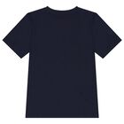 Boys Navy Blue Logo T-Shirt, 3, hi-res