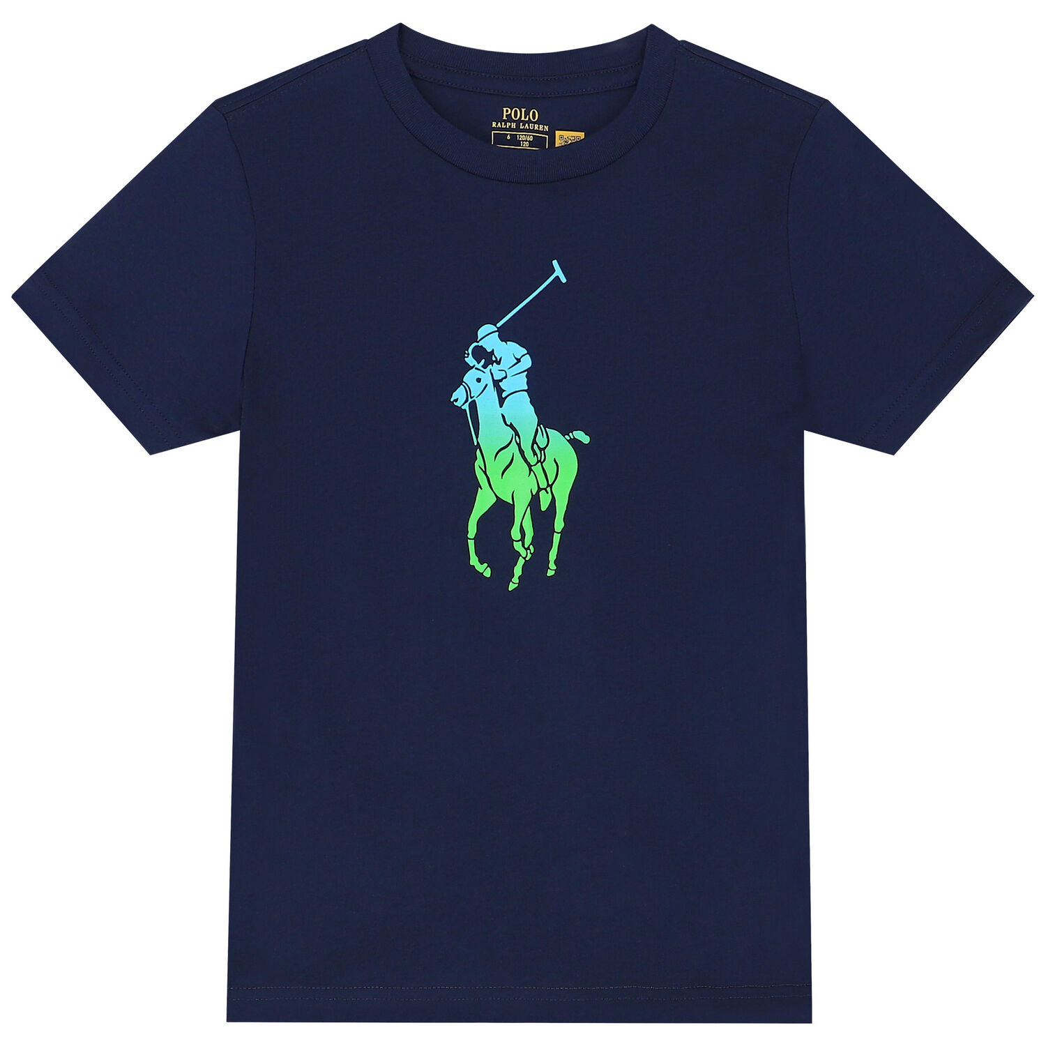 Boys Navy Logo T-Shirt, 2, hi-res