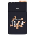 Navy Blue & Beige Geo Map Baby Nest, 1, hi-res