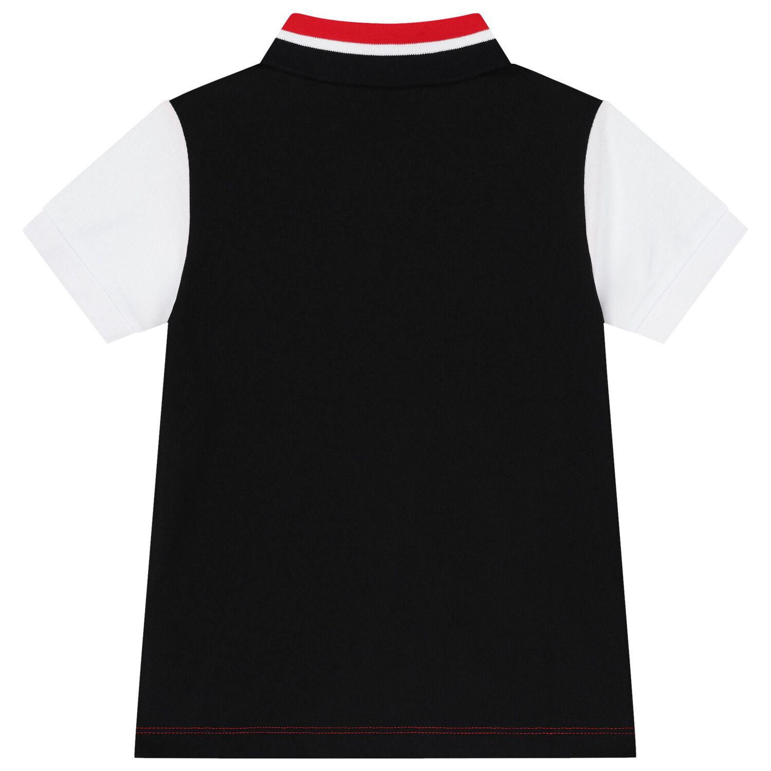 Boys White & Red Logo Polo Shirt, 1, hi-res image number null