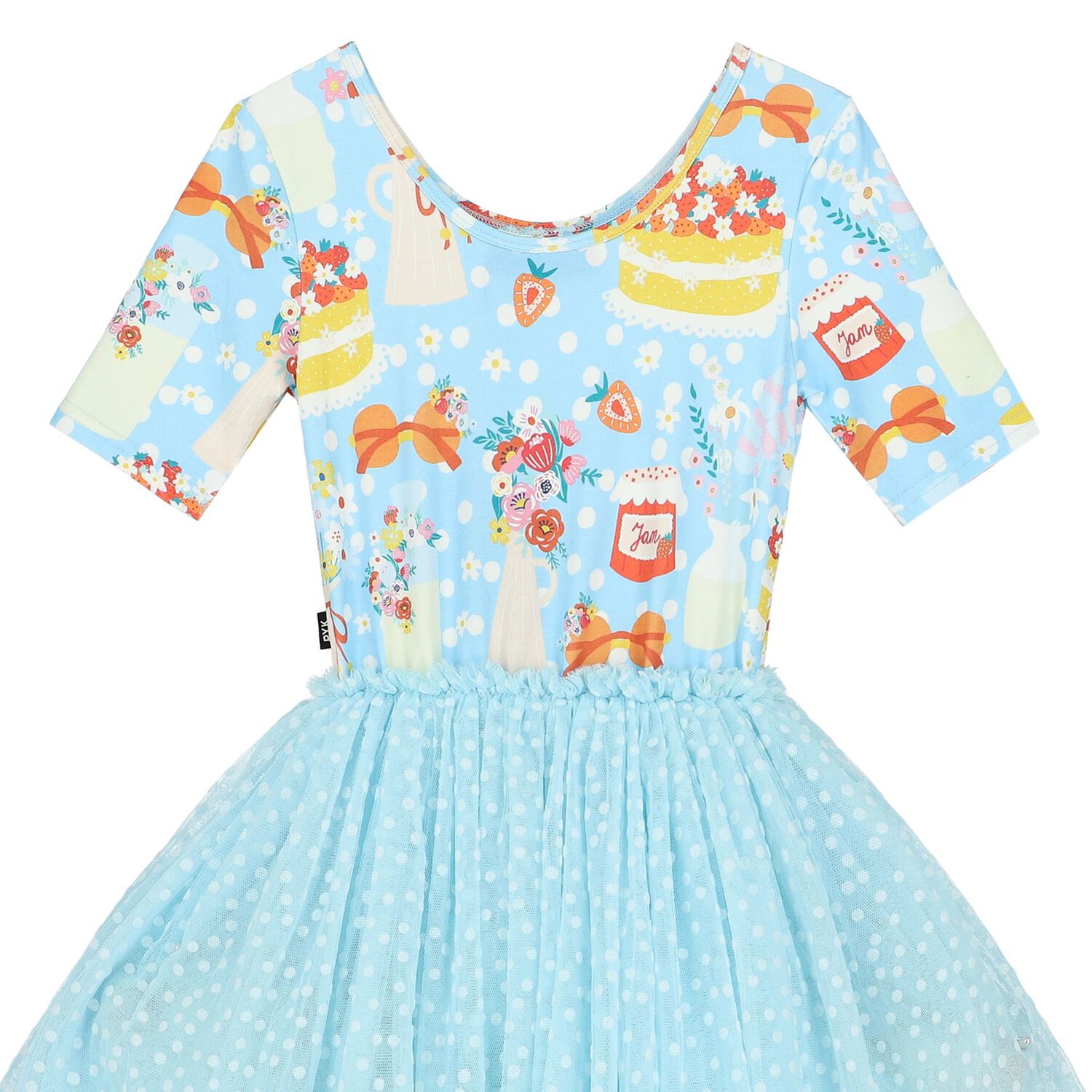 Girls Blue Tutu Dress, 1, hi-res image number null