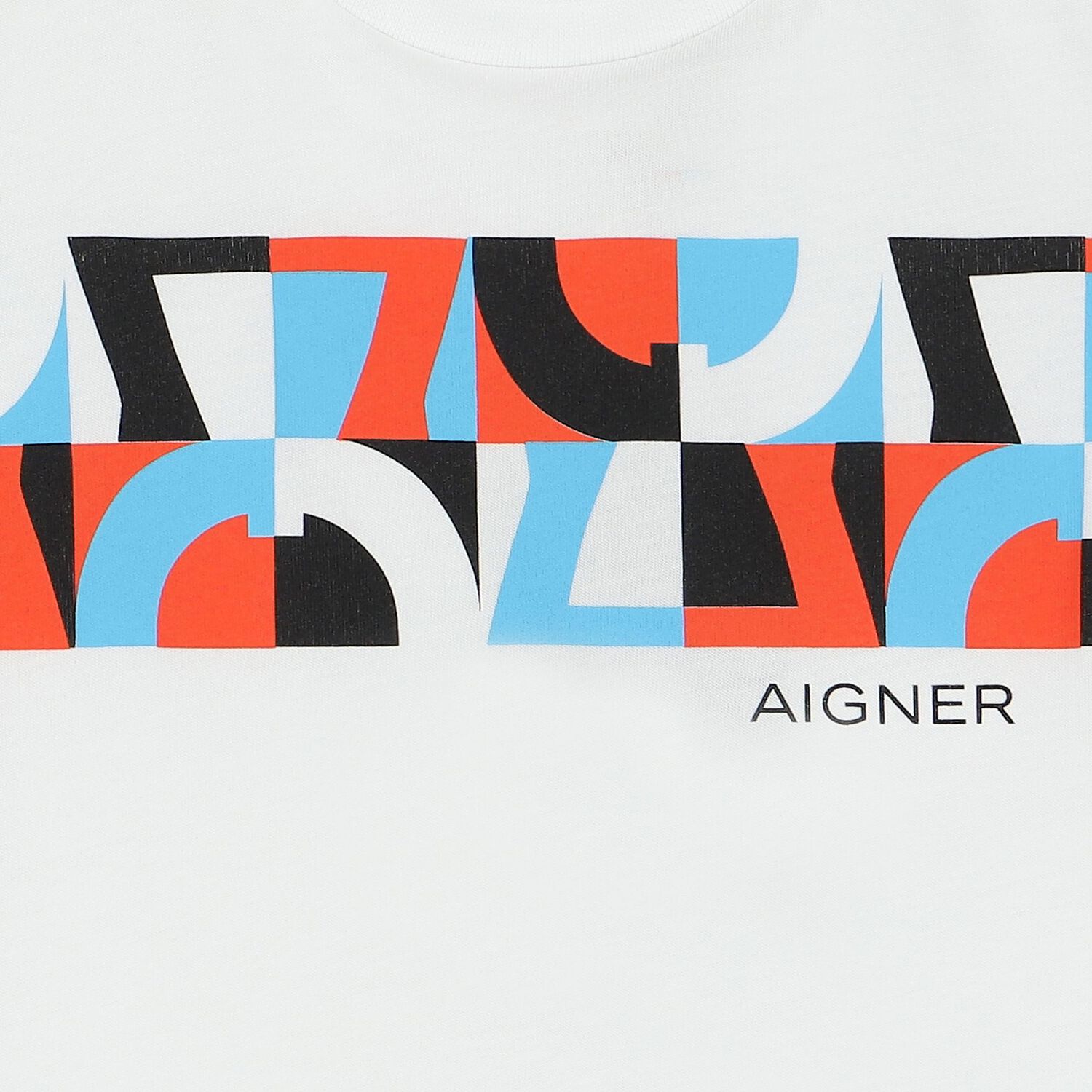 Younger Boys White Logo T-Shirt, 1, hi-res