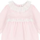 Baby Girls Pink Babygrow, 1, hi-res