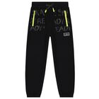 Boys Black Joggers, 1, hi-res
