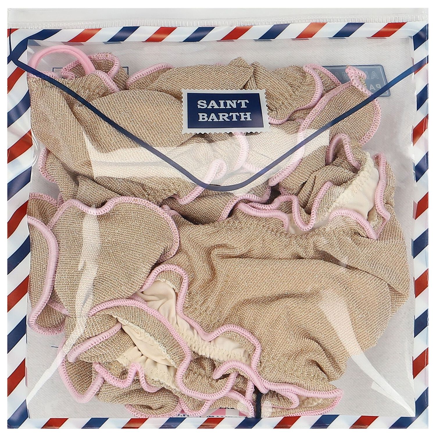 Girls Gold & Pink Bikini, 1, hi-res image number null