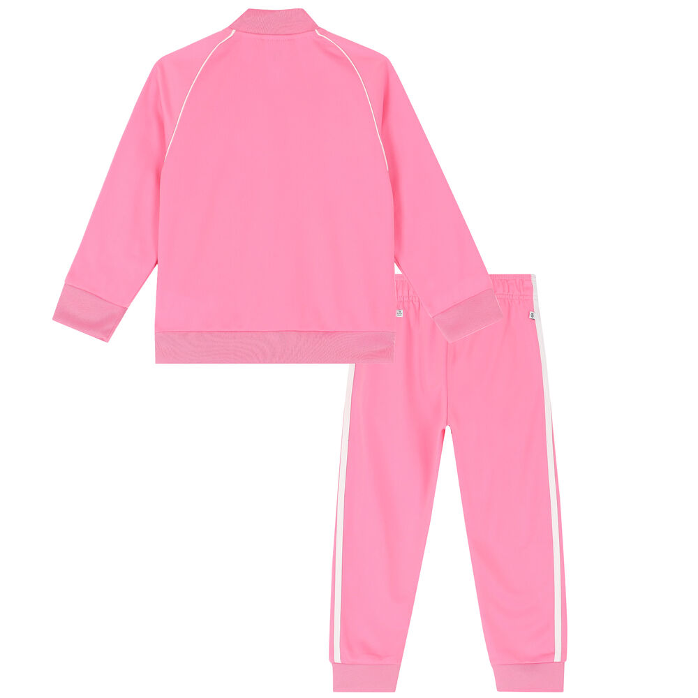 pink superstar tracksuit