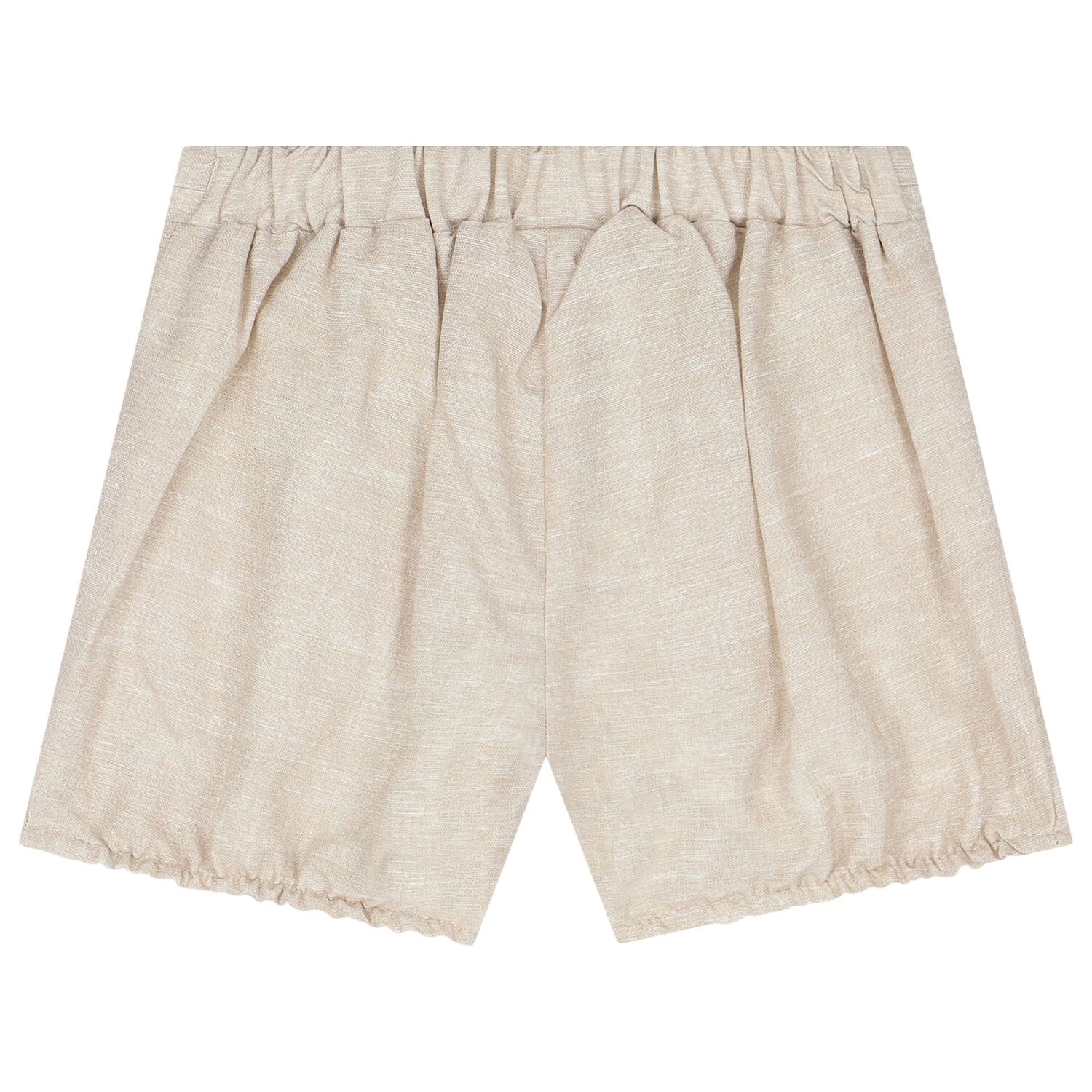 Baby Boys White & Beige Shorts Set, 1, hi-res