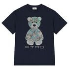 Navy Blue Teddy Bear Logo T-Shirt, 2, hi-res