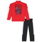 Red & Black Marvel Logo Tracksuit, 1, hi-res