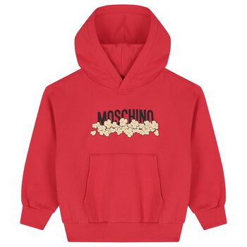 Red Popcorn Logo Hooded Top