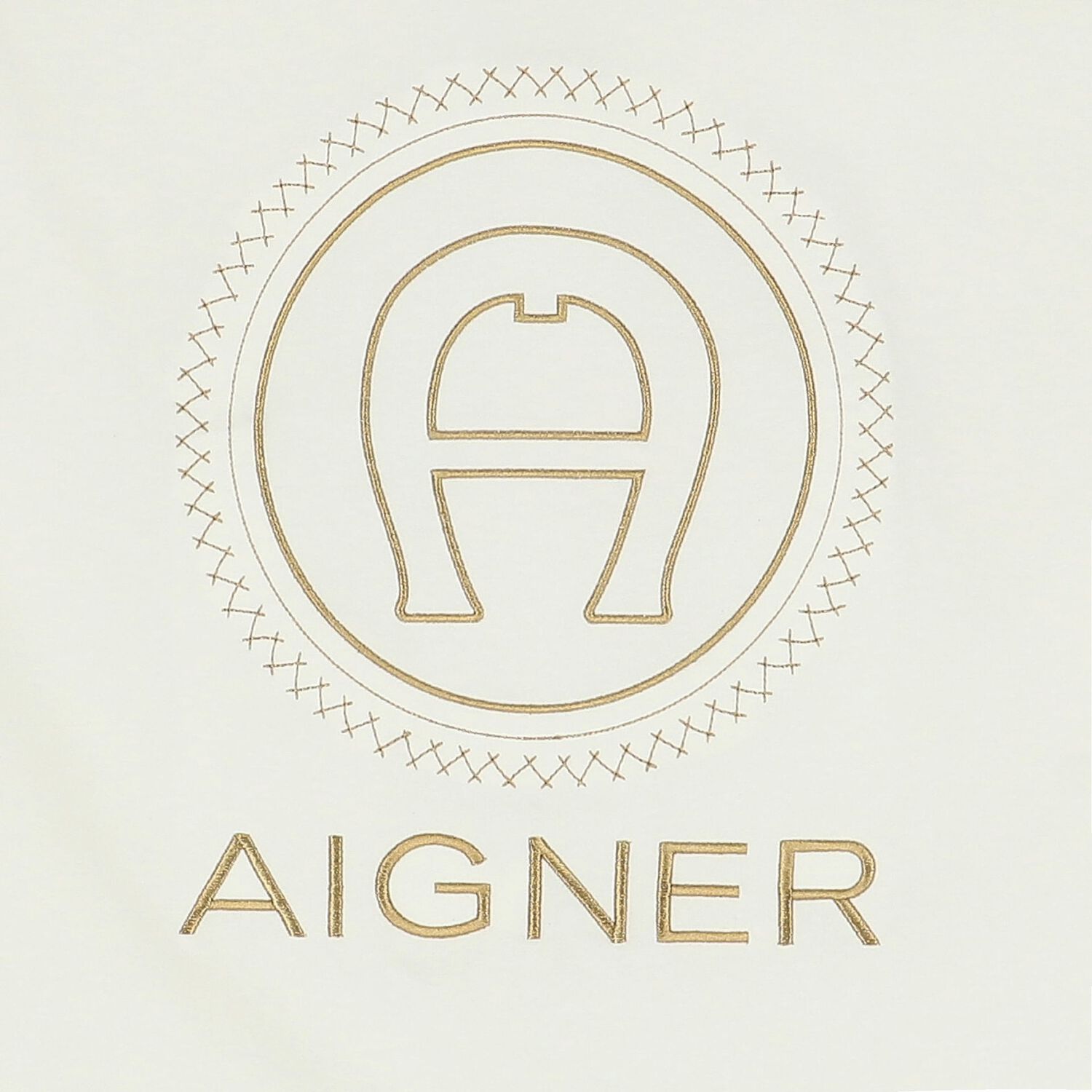 Ivory & Gold Logo Baby Blanket, 1, hi-res