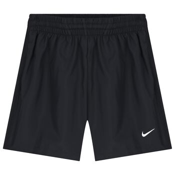 Boys Black Logo Shorts