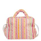 Baby Girls Multi-Coloured Zigzag Changing Bag, 2, hi-res