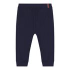 Baby Navy Blue Web Striped Joggers, 3, hi-res