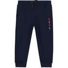 Younger Boys Red & Navy Tracksuit, 2, hi-res