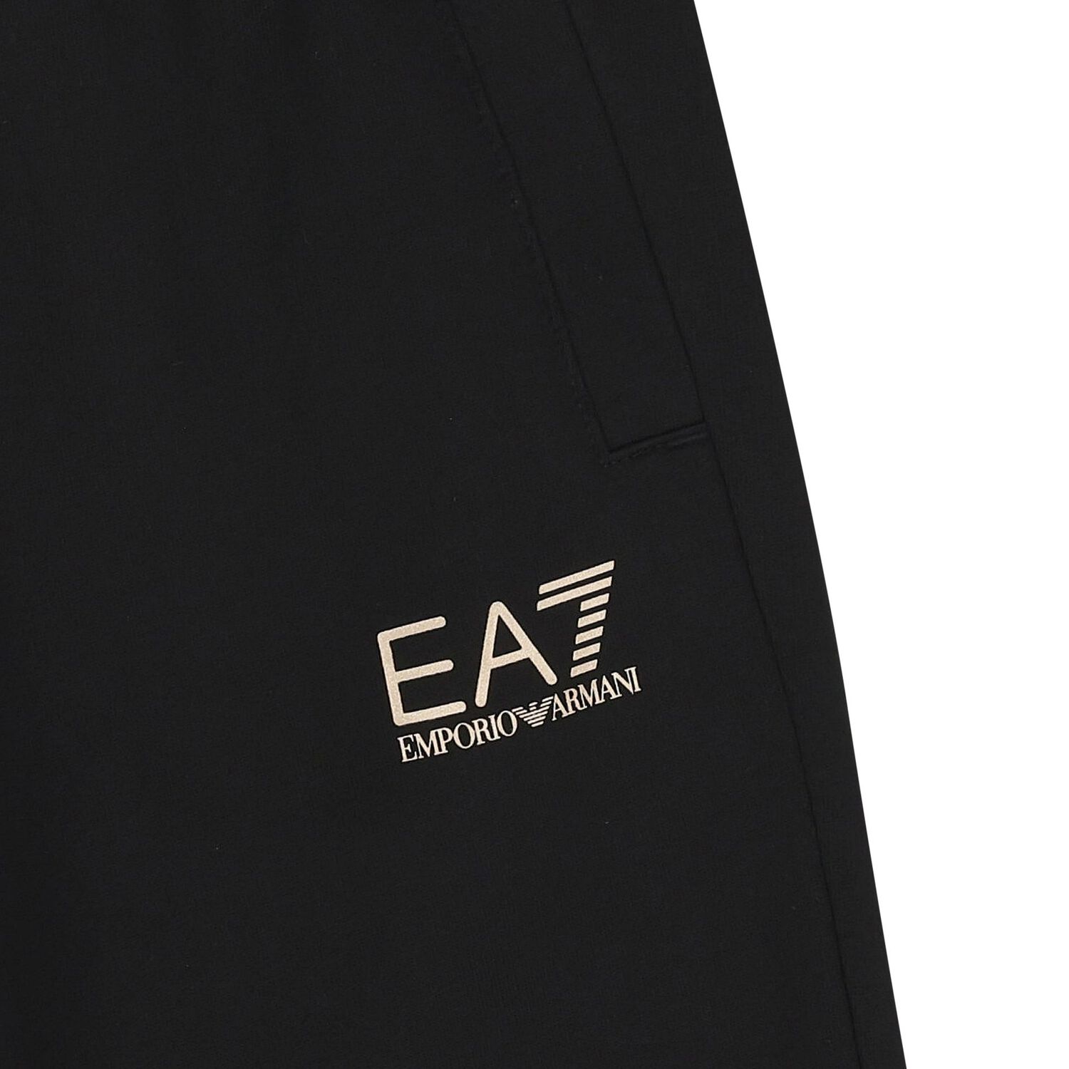 Boys Black Logo Tracksuit , 2, hi-res