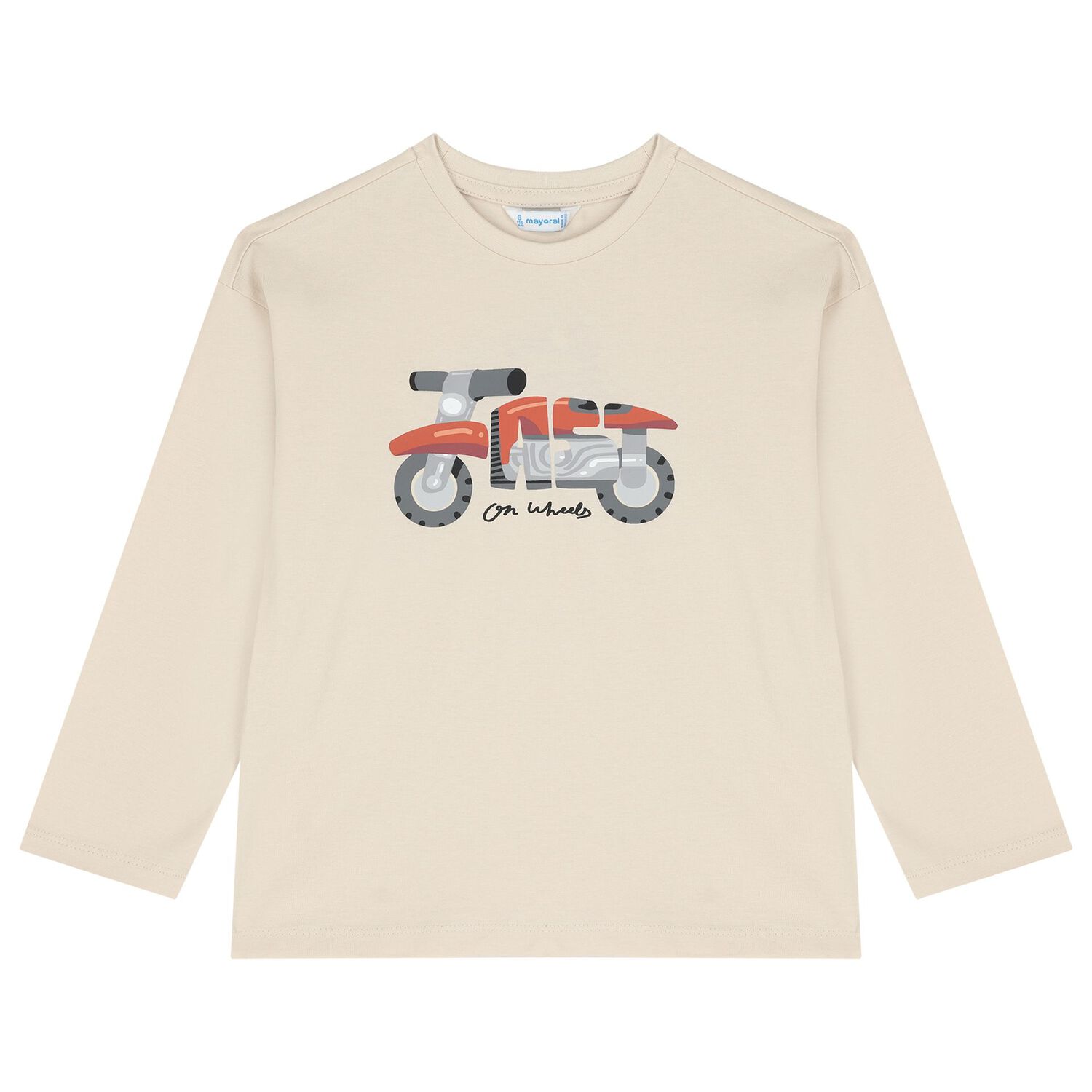 Boys Beige & Orange T-Shirt ( 2pack ), 3, hi-res