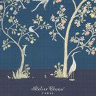 In Bloom Navy Blue Baby Swaddle Carré Blanket, 1, hi-res