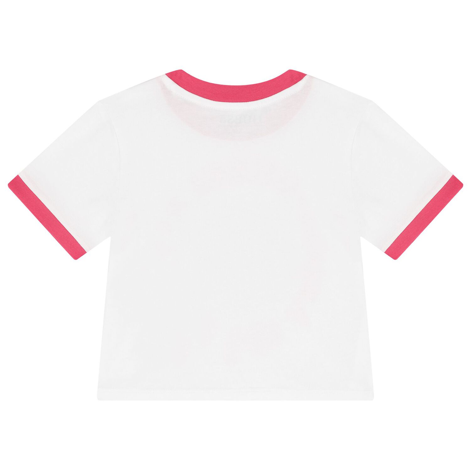 Girls White & Pink Teddy Bear T-Shirt, 1, hi-res