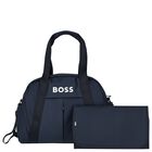 Navy Blue Logo Baby Changing Bag, 2, hi-res