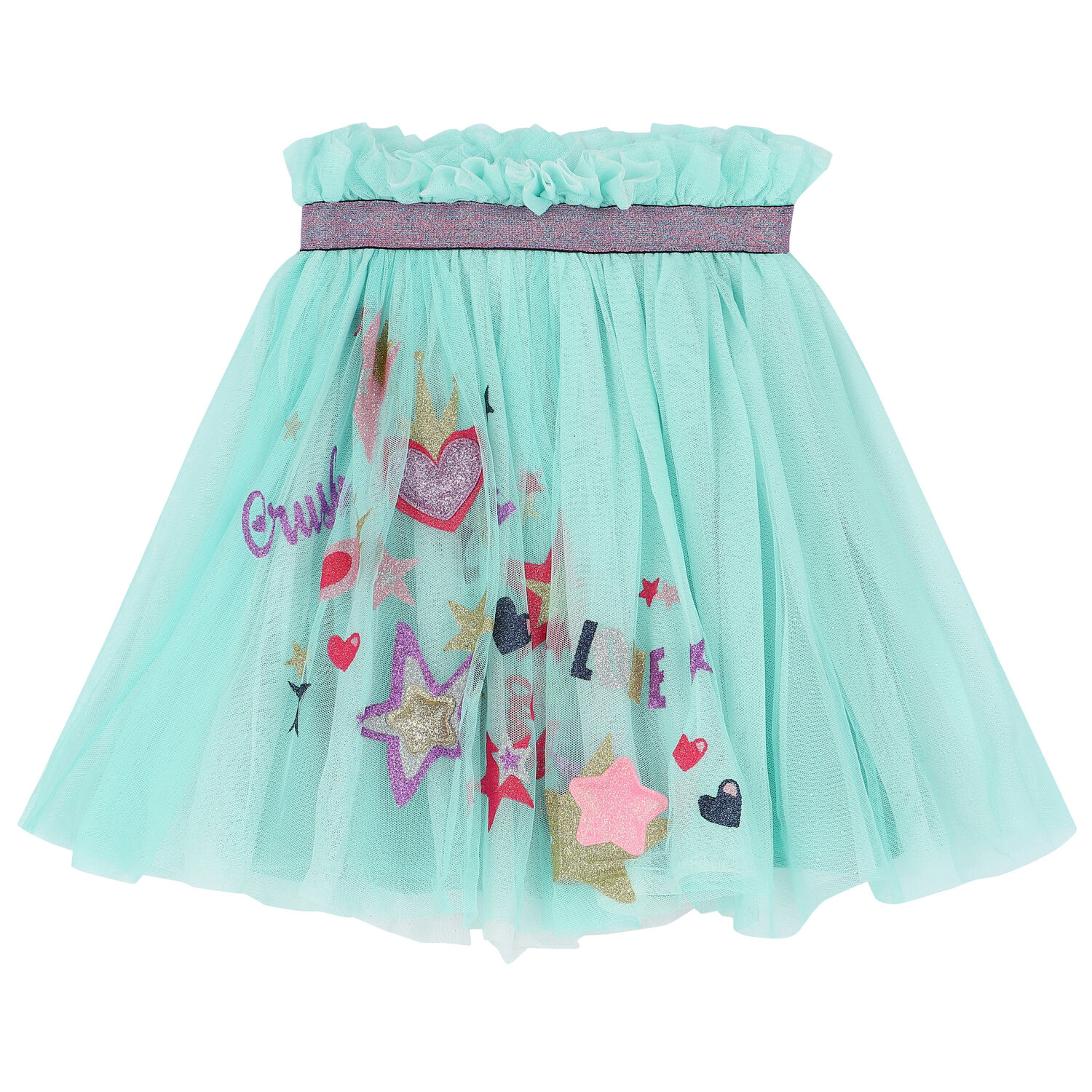Girls Aqua Tutu Skirt, 1, hi-res image number null