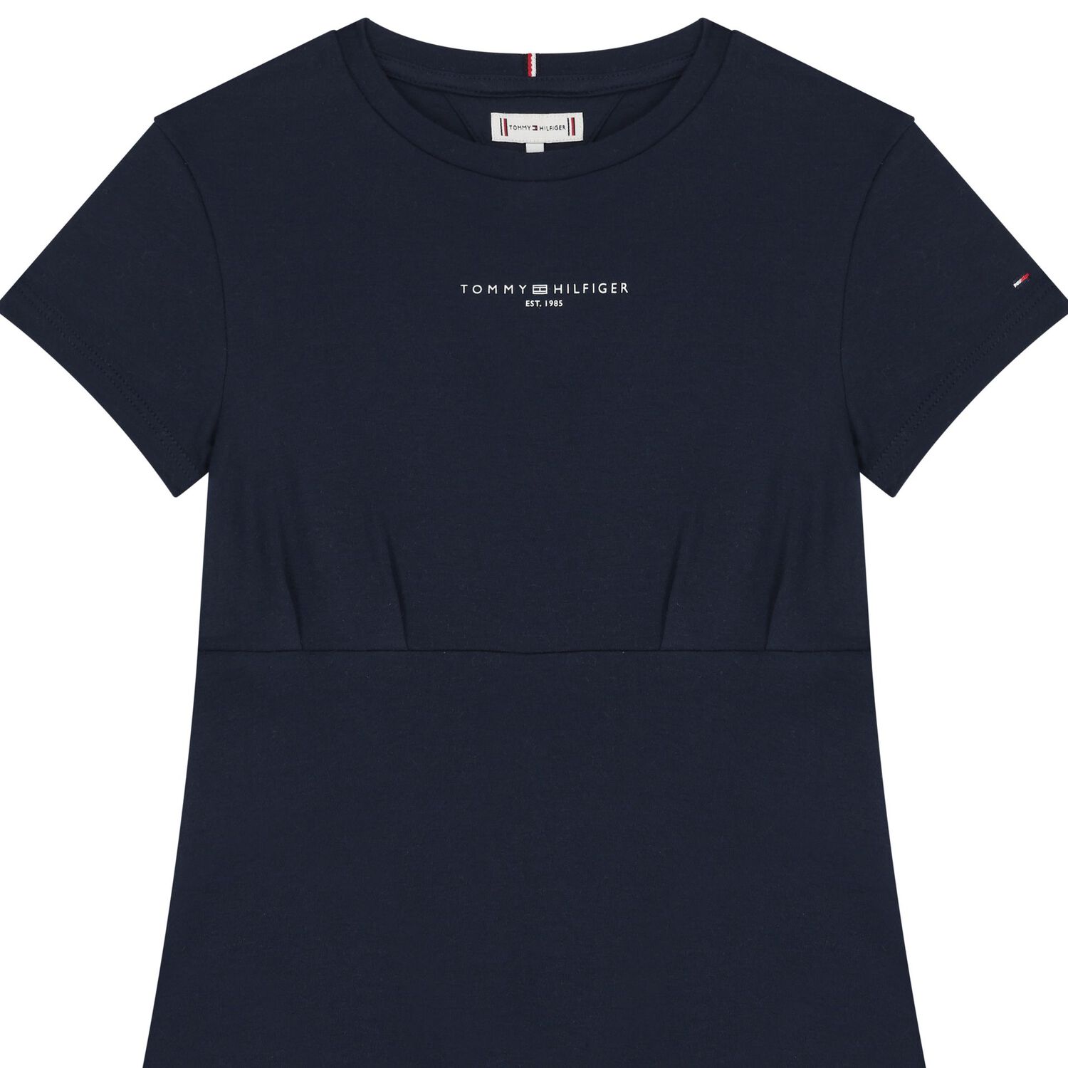 Girls Navy Blue Logo Dress, 1, hi-res