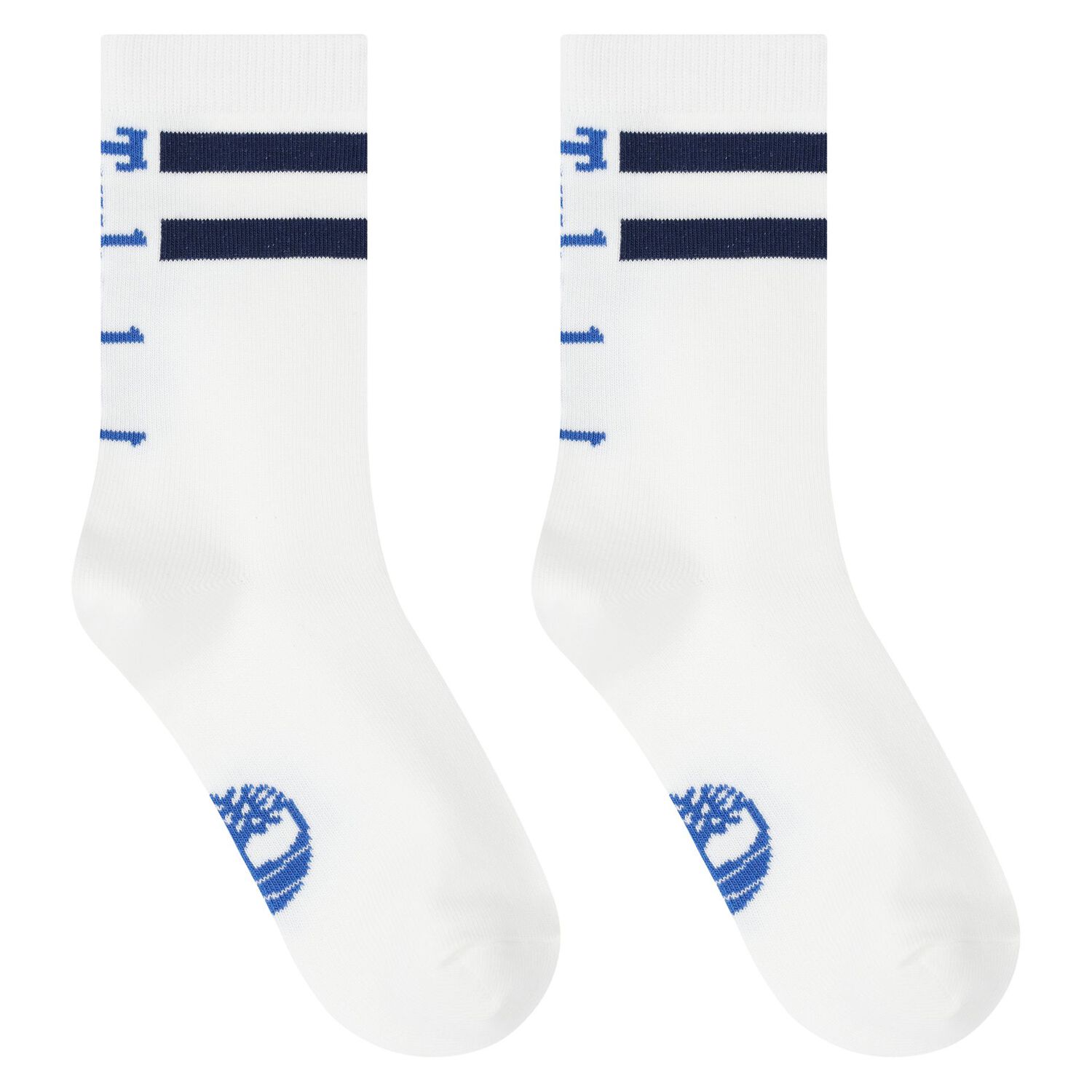 Boys White Logo Socks ( 2-Pack ), 1, hi-res image number null