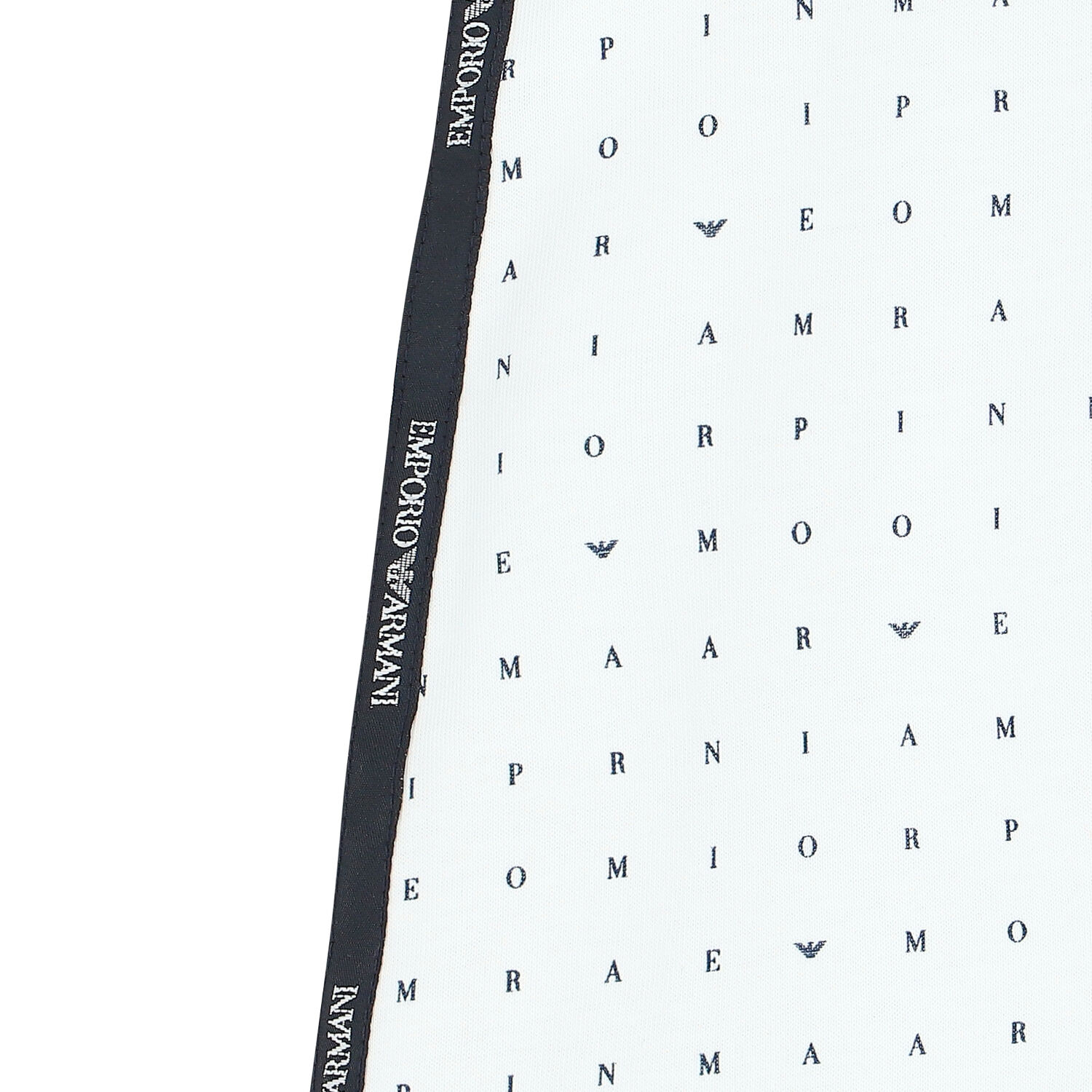 White & Navy Logo Romper, 1, hi-res