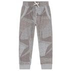 Boys Grey & Beige Logo Joggers, 2, hi-res