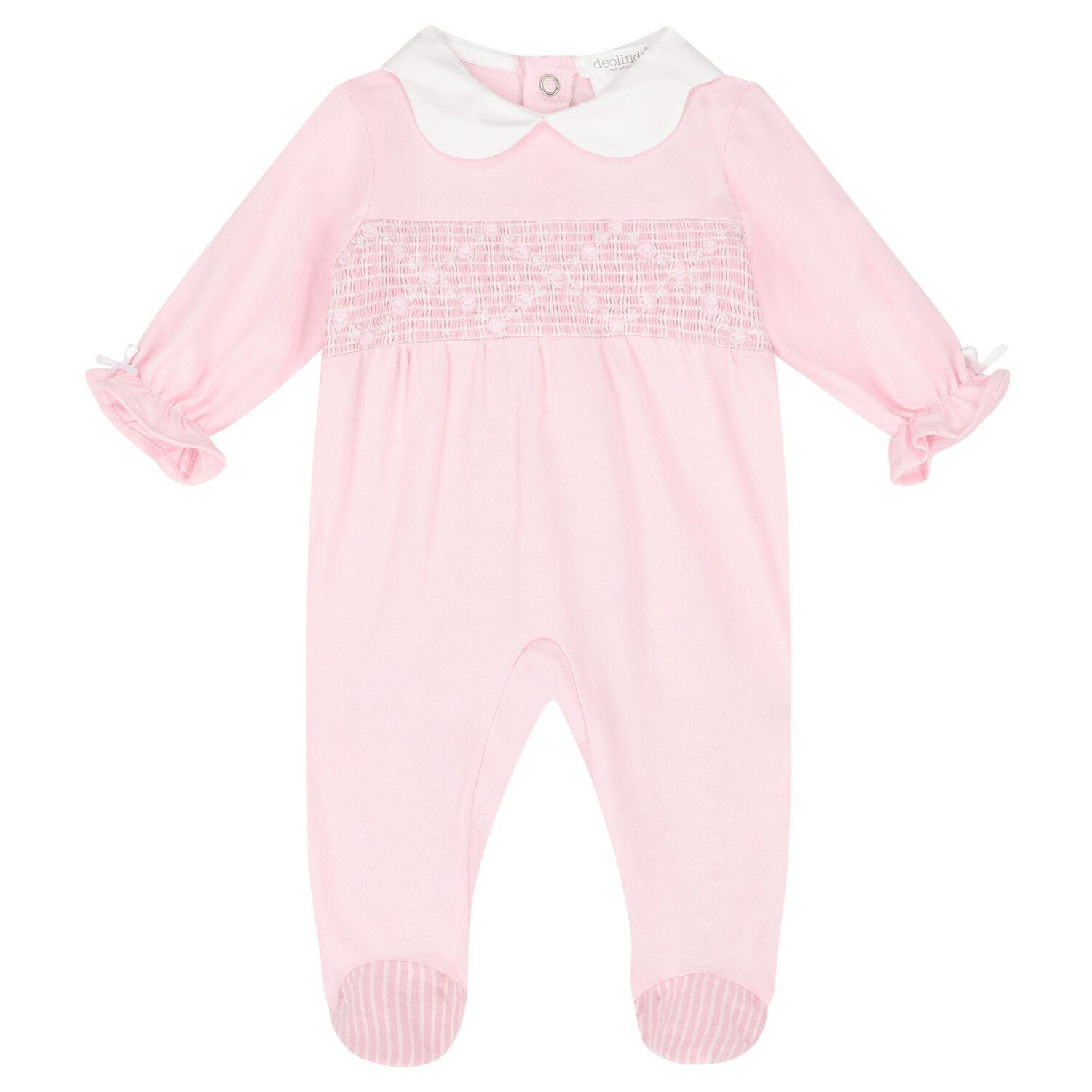 Baby Girls Pink Babygrow, 1, hi-res image number null