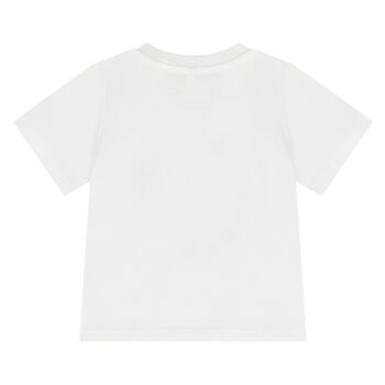 Younger Boys Ivory Logo T-Shirt
